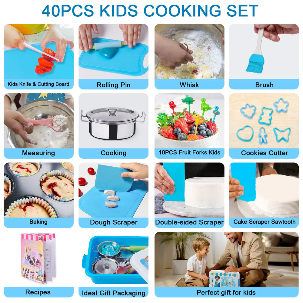 Carolart kids safe knife enhances safe pretend cooking for tiny hands