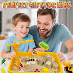Carolart storage box helps keep pieces organized and cleanup quick