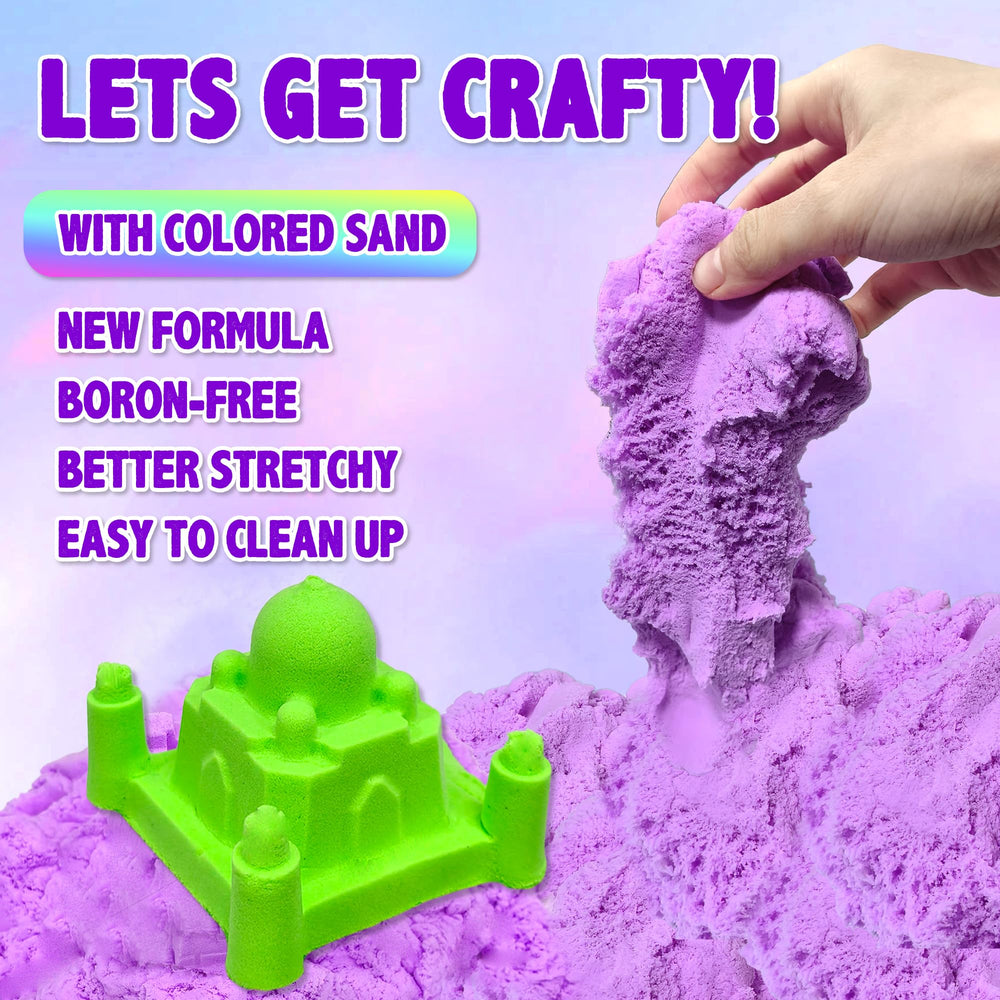 Carolart tactile play sand supports calm, focused sensory experiences for kids