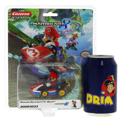 Carrera Go Mario slot car in action on a colorful track.