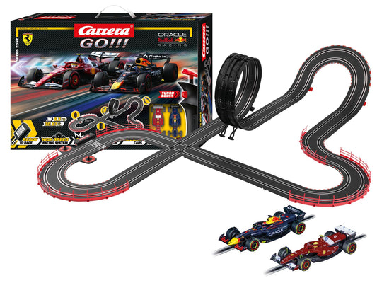 Carrera GO Speed Zone track assembly layout for home racing fun