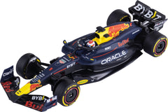 Carrera Red Bull RB20 interior detail with driver visible for realism