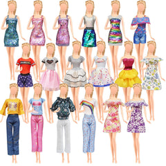 Carreuty fashion dresses for 11.5 inch dolls, mix-and-match storytelling options