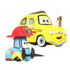 Cars Luigi and Guido rescue diecast in 1:55 scale for action-packed play