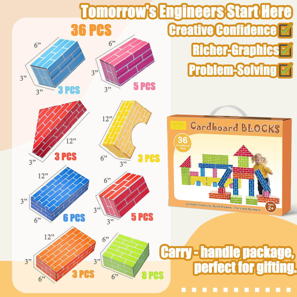 Cartboatoy heavy-duty cardboard ensures durable, long-lasting play sessions