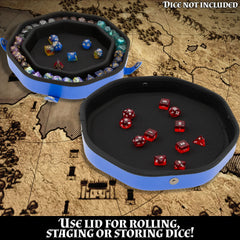 CASEMATIX dice storage case holds up to 115 dice securely
