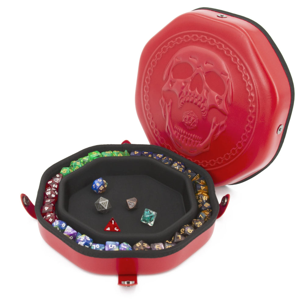 CASEMATIX dice tray rolling surface provides a smooth area for consistent dice rolls.