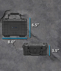 CASEMATIX compact dimensions fit in luggage for discreet travel