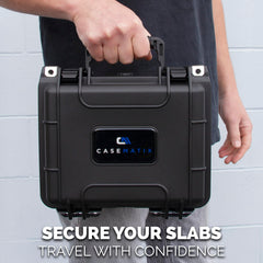 CASEMATIX graded card case foam interior cushions slabs for safe storage