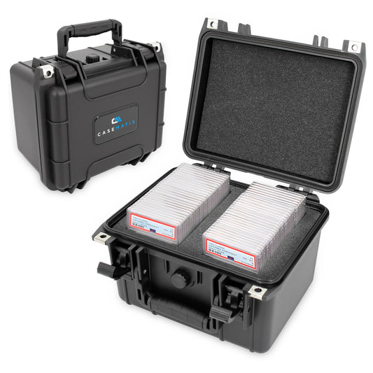 CASEMATIX graded card case with hard-shell exterior protects cards during transport