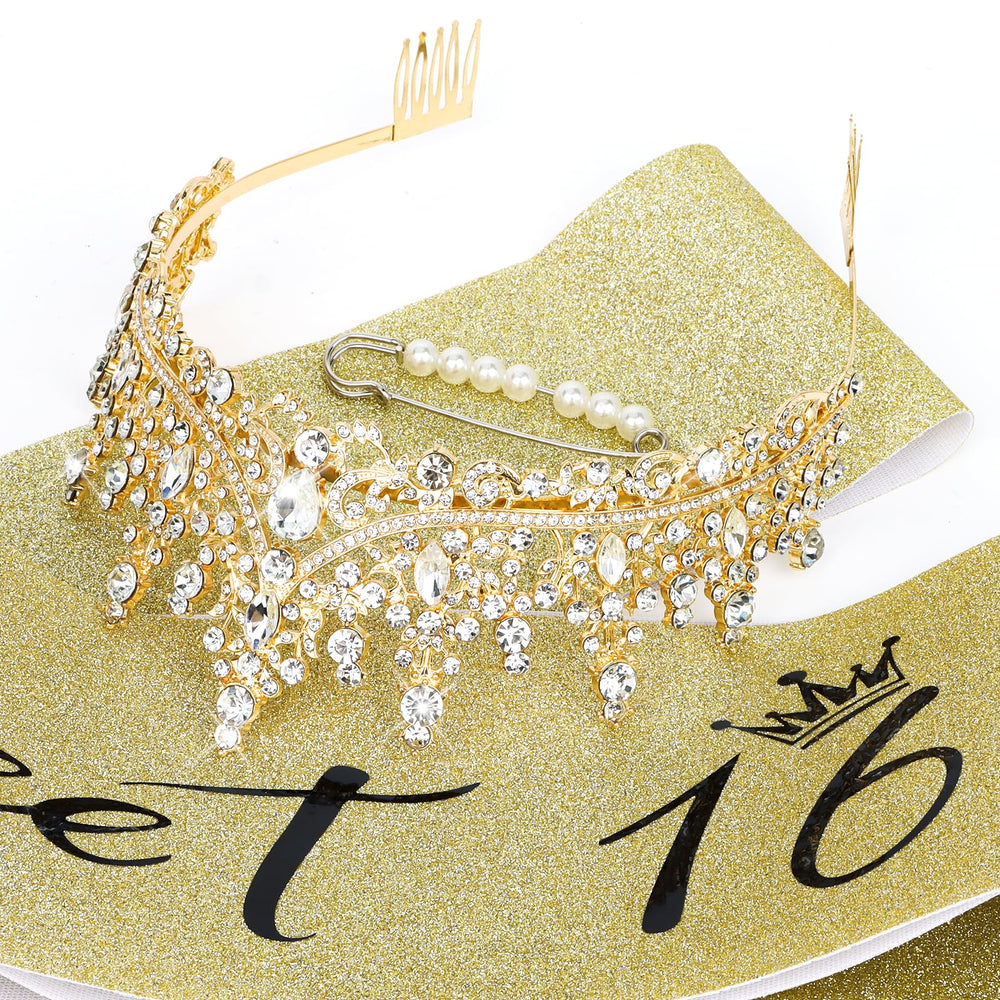 Casoty cake topper tiara adds a pretty accent to cake decor