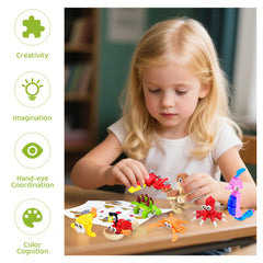 CASRRA dino miniblocks dinosaur-design-03 supports hands-on exploration