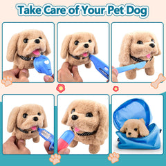 CASRRA puppy backpack toy invites physical activity through portable pretend play.