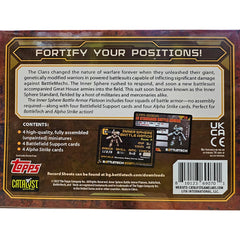 Catalyst Battletech: Battlefield Support cards enhance strategic options during matches.