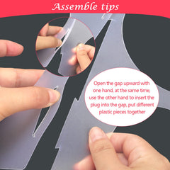 Catcan balloon sizer assembly tip demonstrates the gap-upward method.