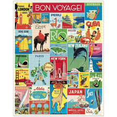 Cavallini & Co finished puzzle, 20x28 inches, great for family time.
