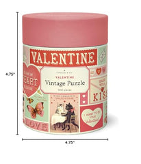 Cavallini & Co vintage Valentine art puzzle evokes nostalgia