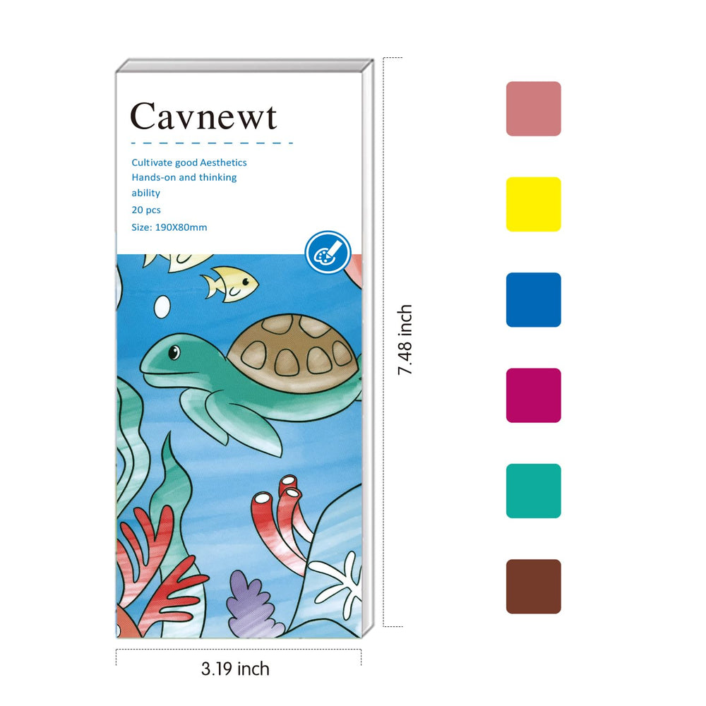 Cavnewt travel paint set front view for easy outdoor creativity