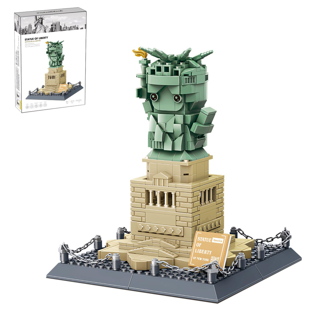 CAXIMSY Statue of Liberty building blocks set full model for display and education