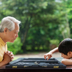 CAYOULR premium backgammon set as a thoughtful gift option.