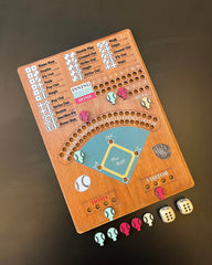 CBLKUS two wooden dice ready for quick-start gameplay