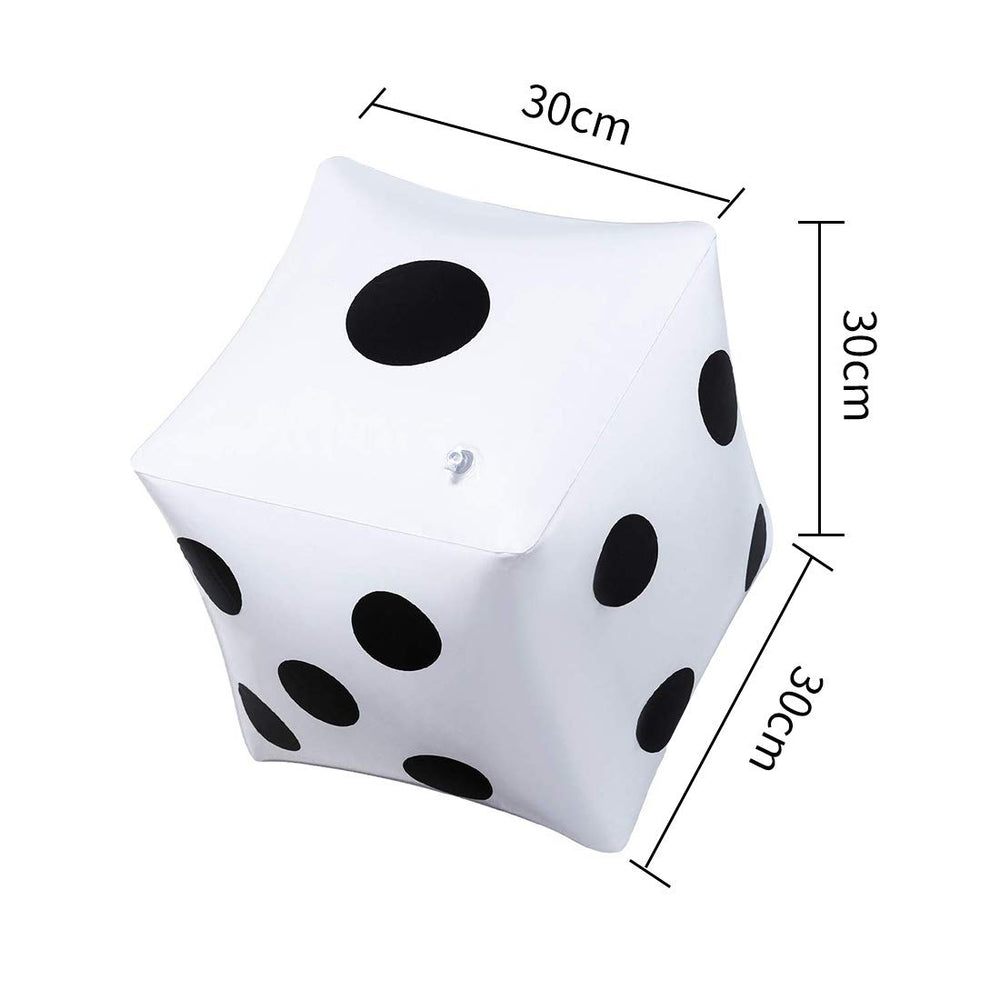 Close-up of CCINEE inflatable dice valve and port
