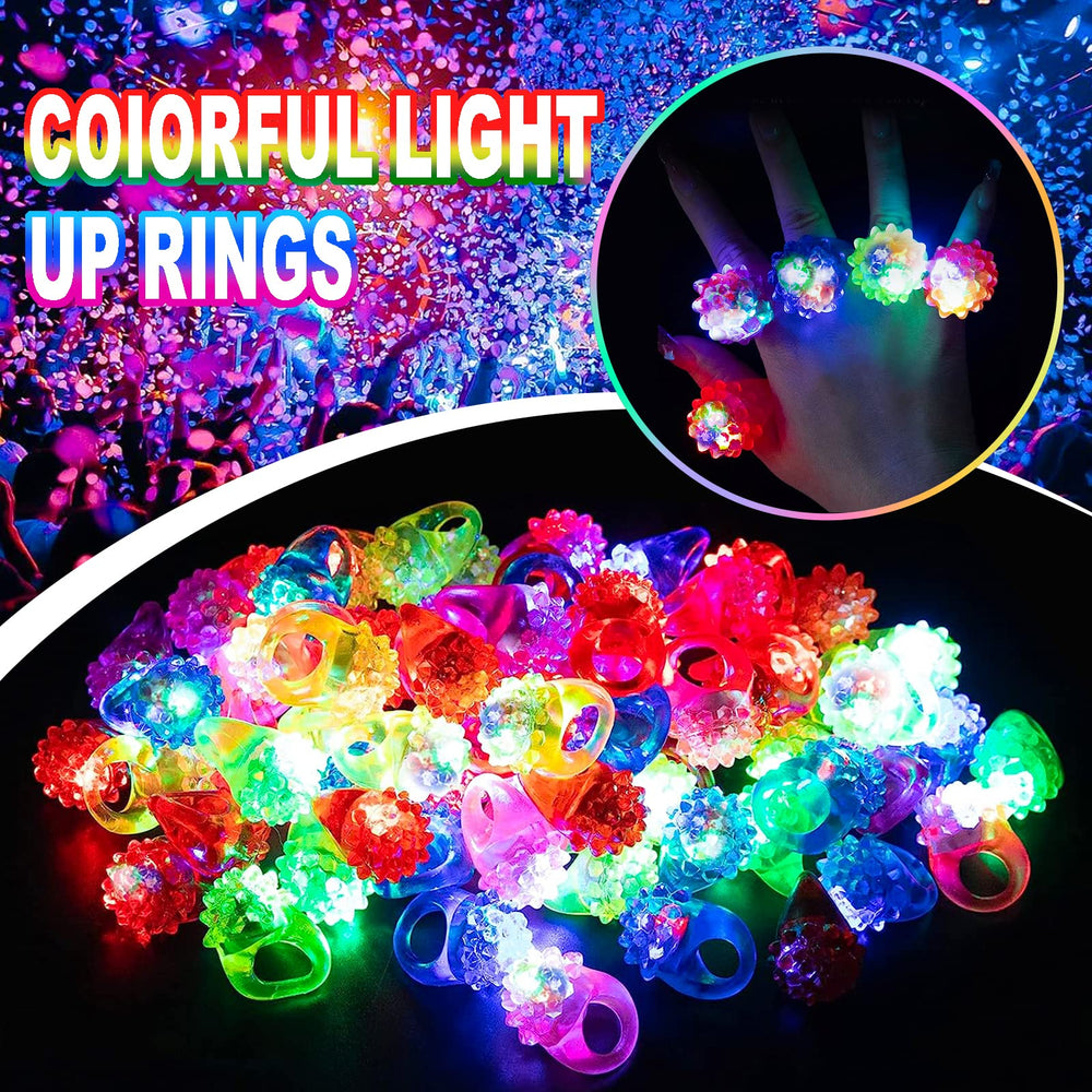 CCINEE rings offer three flashing modes for dynamic glow effects.