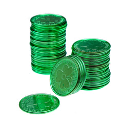 CCINEE lightweight plastic coins for kids' rewards and Leprechaun traps.