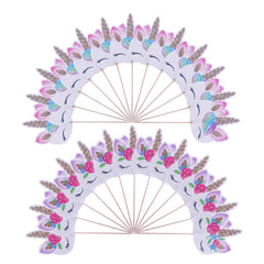 CCINEE Two unicorn styles cupcake toppers for a cute birthday display