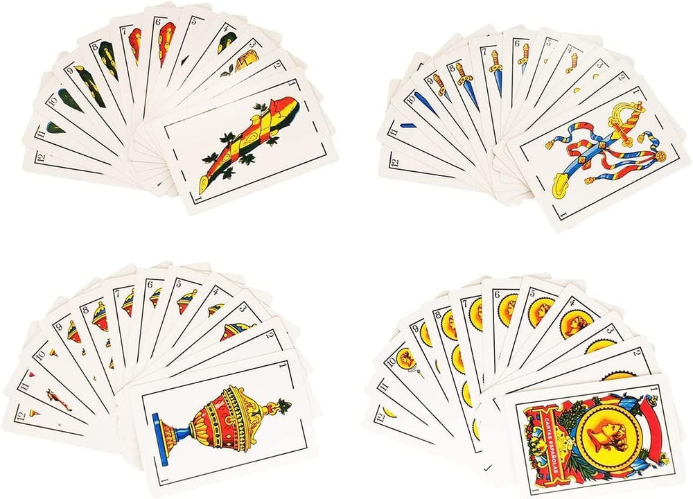 CDBXRA Briscas Puerto Rico cards close-up, ideal for lively family game nights.