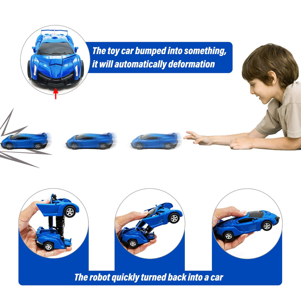 CDDZSW car-to-robot transform button demonstrates easy 2-in-1 fun