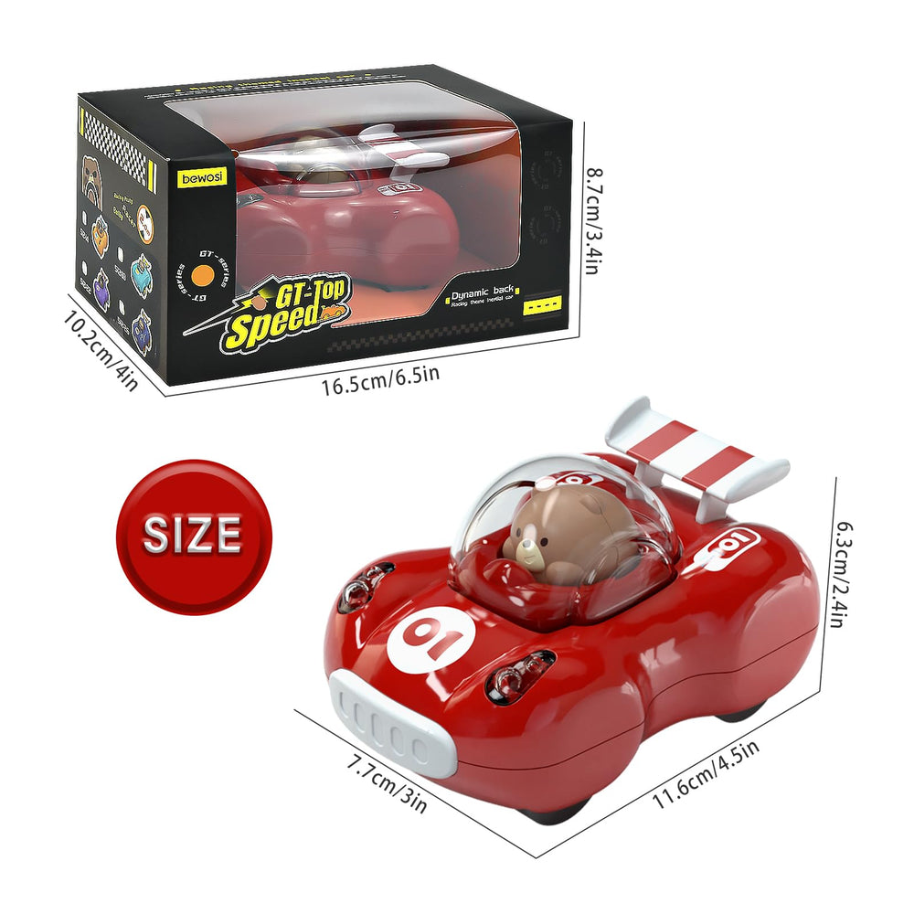 CDDZSW durable red truck, four-wheel drive, drop-resistant play for toddlers.