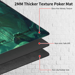 Cdkfxjy MTG Playmat soft surface enhances comfortable play.