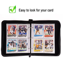 CDROPS 50 removable 4-pocket sheets offer versatile card storage.