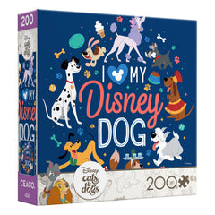 Ceaco Disney Cats and Dogs puzzle featuring Pluto and Pongo, ideal for family game night.