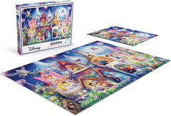 Assembled Ceaco Princess Castle offers a vivid, panoramic view.