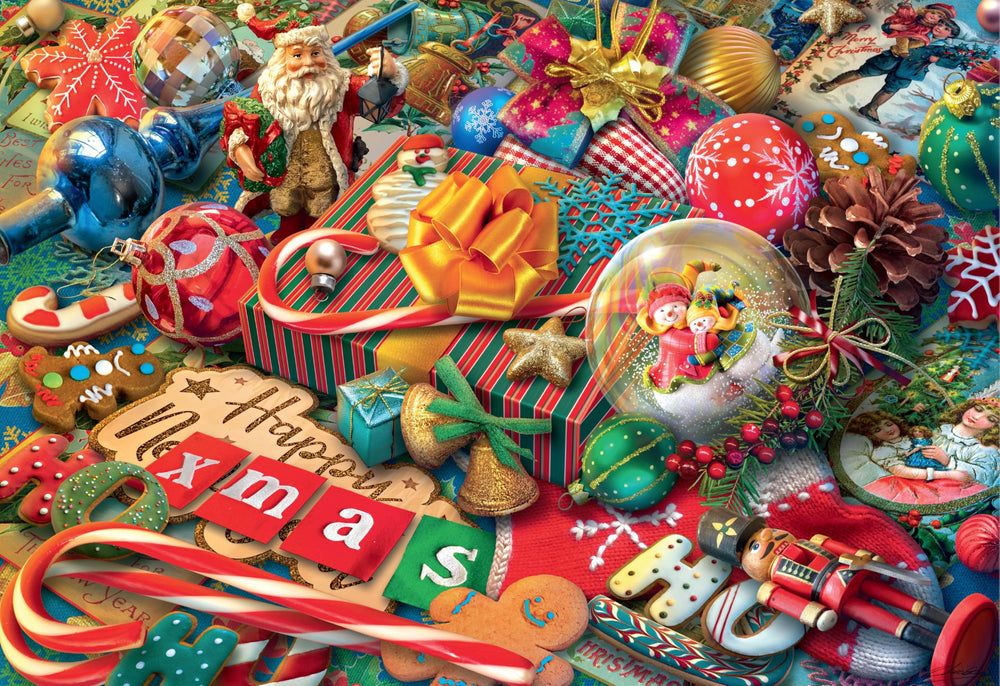 Ceaco Eduard Christmas Chaos assembled scene, invites cozy family nights and focus