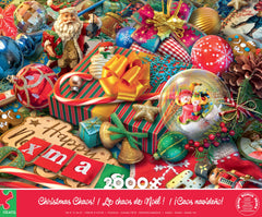 Ceaco Eduard Christmas Chaos bonus poster included for assembly reference