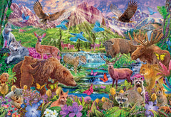 Ceaco Majestic Wilderness cover image with vibrant forest scene for visual appeal