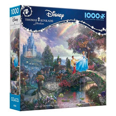 Ceaco 1000-piece puzzle pieces closeup shows sturdy interlocking design