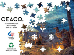 Ceaco 1000-piece puzzle with interlocking pieces for a satisfying fit