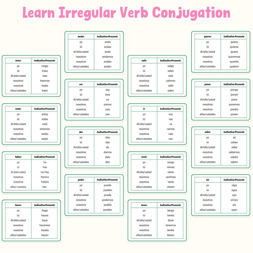 Ceiba Tree color and adjective cards help build descriptive Spanish