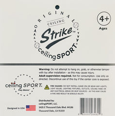 Ceiling Strike simple instructions for quick assembly.