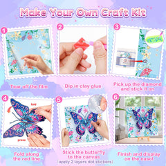 Celecstan gem art diy for calm, focused play