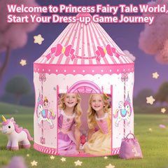 Celontry imaginative princess tent sparks storytelling and role-play adventures.