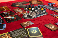 Cephalofair Games Gloomhaven 2nd Edition map and miniatures reveal tactical exploration potential.