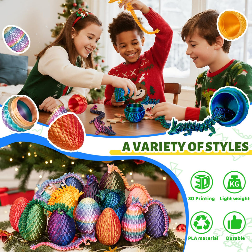 Cessfle crystal-textured dragon egg inside nourishes curiosity and imaginative storytelling.