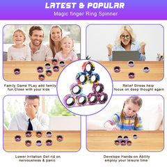 Cevioce desk arrangement showing compact dexterity practice with rings.