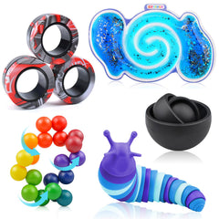 Cevioce fidget gyro toy provides calming tactile input for focused use and stress relief.