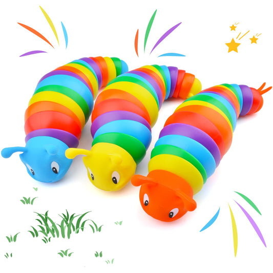 Cevioce fidget slug toy with crawling action for focus and tactile exploration.